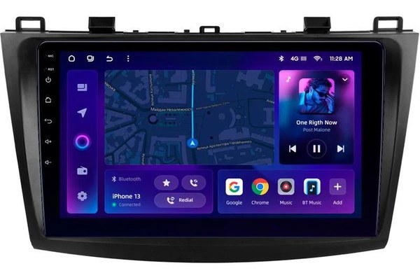 Navigatie Auto MOSS M2 Mazda 3 II 2009-2013 4+64GB 9" IPS Octa-core 1.6Ghz, Android 4G Bluetooth 5.1 DSP