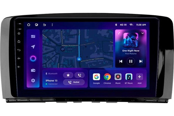 Navigatie Auto MOSS M2 Mercedes-Benz R Class W251 2005-2017 4+64GB 9" IPS Octa-core 1.6Ghz, Android 4G Bluetooth 5.1 DSP