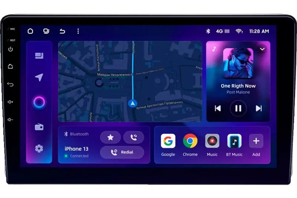 Navigatie Auto MOSS M2 Mitsubishi L200 5 2018-2020 4+64GB 9" IPS Octa-core 1.6Ghz, Android 4G Bluetooth 5.1 DSP