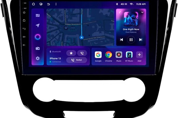 Navigatie Auto MOSS M2 Nissan Qashqai 2 J11 2013-2017 4+64GB 10" IPS Octa-core 1.6Ghz, Android 4G Bluetooth 5.1 DSP