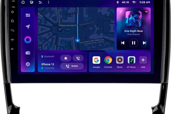 Navigatie Auto MOSS M2 Porsche Cayenne 2002-2010 4+32GB 9" IPS Octa-core 1.6Ghz, Android 4G Bluetooth 5.1 DSP