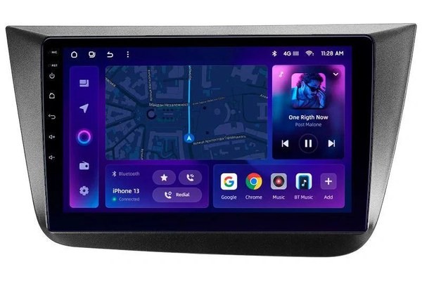 Navigatie Auto MOSS M2 Seat Altea 5P 2004-2015 4+64GB 9" IPS Octa-core 1.6Ghz, Android 4G Bluetooth 5.1 DSP