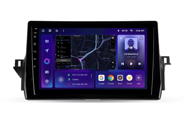 Navigatie Auto MOSS M2 Toyota Camry 8 2020-2023 4+64GB 10" IPS Octa-core 1.6Ghz, Android 4G Bluetooth 5.1 DSP
