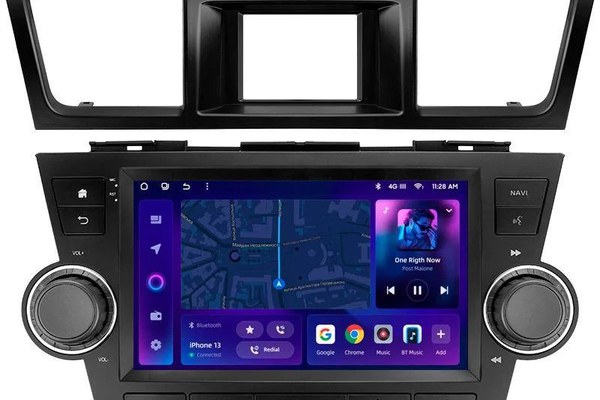 Navigatie Auto MOSS M2 Toyota Highlander 2 2007-2013 4+64GB 9" IPS Octa-core 1.6Ghz, Android 4G Bluetooth 5.1 DSP