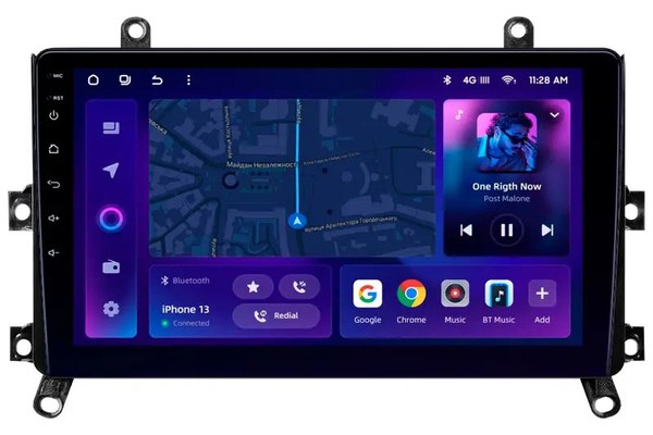 Navigatie Auto MOSS M2 Toyota Highlander 4 2019-2021 4+32GB 9" IPS Octa-core 1.6Ghz, Android 4G Bluetooth 5.1 DSP