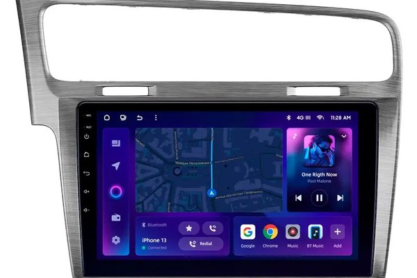 Navigatie Auto MOSS M2 Volkswagen Golf 7 2012-2020 4+32GB 10" IPS Octa-core 1.6Ghz, Android 4G Bluetooth 5.1 DSP