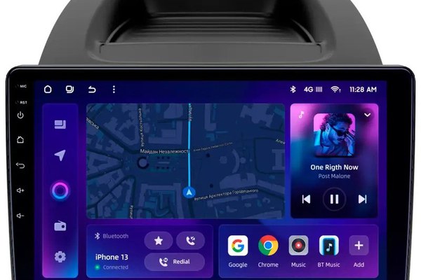 Navigatie Auto MOSS M3 Ford EcoSport 2014-2023 4+32GB 10" QLED Octa-core 2Ghz, Android 4G Bluetooth 5.1 DSP