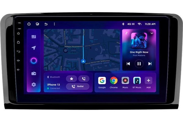 Navigatie Auto MOSS M3 Mercedes-Benz ML W164 2006-2011 4+32GB 9" QLED Octa-core 2Ghz, Android 4G Bluetooth 5.1 DSP