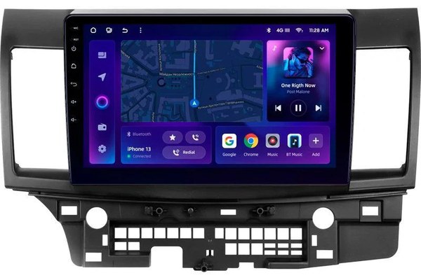 Navigatie Auto MOSS M3 Mitsubishi Lancer 9 2007-2010 4+32GB 10" QLED Octa-core 2Ghz, Android 4G Bluetooth 5.1 DSP