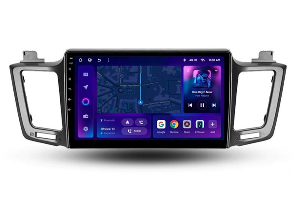 Navigatie Auto MOSS M3 Toyota RAV4 XA50 2019-2023 4+32GB 10" QLED Octa-core 2Ghz, Android 4G Bluetooth 5.1 DSP