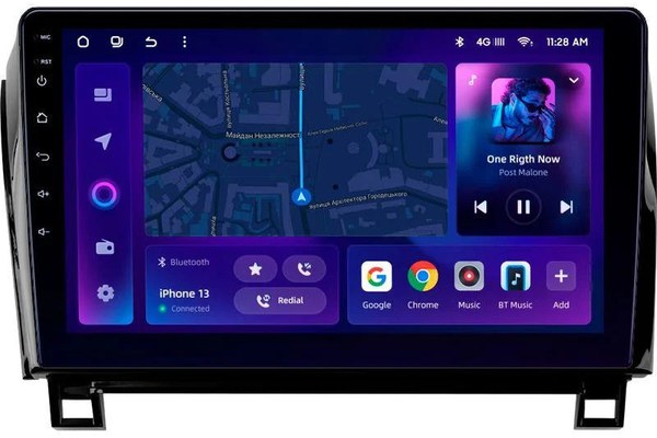 Navigatie Auto MOSS M3 Toyota Sequoia XK60 2008-2017 4+32GB 10" QLED Octa-core 2Ghz, Android 4G Bluetooth 5.1 DSP