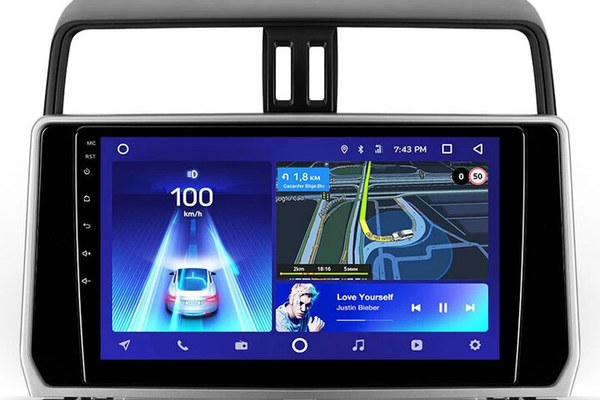 Navigatie Auto Teyes CC2 Plus Toyota Land Cruiser Prado J200 2017-2018 6+128GB 10.2" QLED Octa-core 1.8Ghz, Android 4G Bluetooth 5.1 DSP