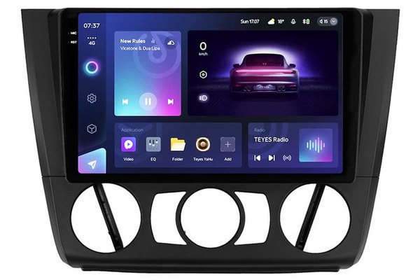 Navigatie Auto Teyes CC3 2K 360° BMW Seria 1 E87 2004-2011 6+128GB 9.5" QLED Octa-core 2Ghz, Android 4G Bluetooth 5.1 DSP