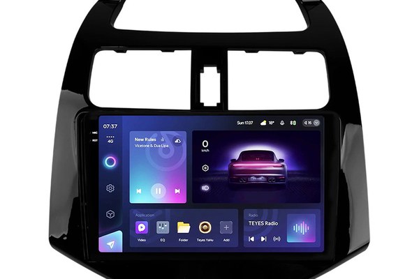 Navigatie Auto Teyes CC3 2K 360° Chevrolet Spark M300 2009-2016 6+128GB 9.5" QLED Octa-core 2Ghz, Android 4G Bluetooth 5.1 DSP