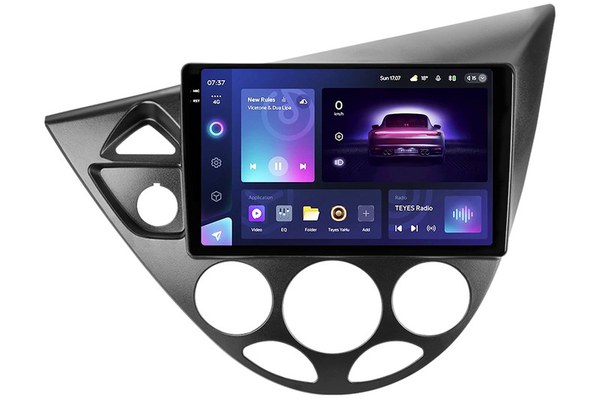 Navigatie Auto Teyes CC3 2K 360° Ford Focus 1 1998-2005 6+128GB 9.5" QLED Octa-core 2Ghz, Android 4G Bluetooth 5.1 DSP