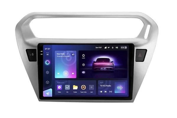 Navigatie Auto Teyes CC3 2K 360° Peugeot 301 2012-2016 6+128GB 9.5" QLED Octa-core 2Ghz, Android 4G Bluetooth 5.1 DSP