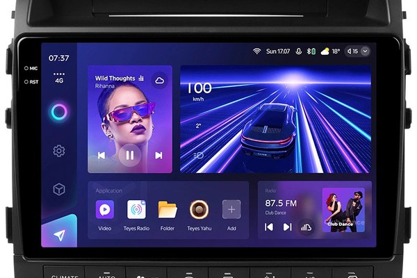 Navigatie Auto Teyes CC3 2K 360° Toyota Land Cruiser 11 J200 2007-2015 6+128GB 10.36" QLED Octa-core 2Ghz, Android 4G Bluetooth 5.1 DSP