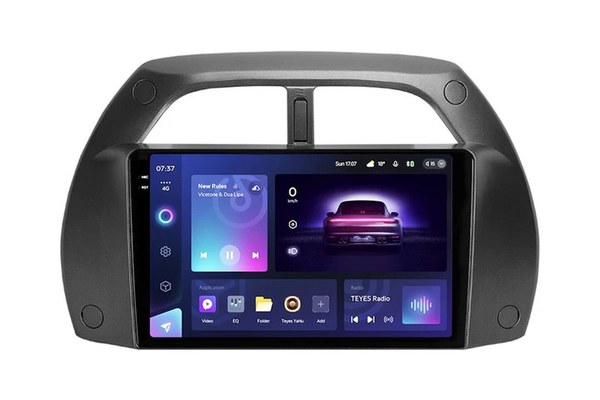 Navigatie Auto Teyes CC3 2K 360° Toyota RAV4 2 XA20 2000-2003 6+128GB 9.5" QLED Octa-core 2Ghz, Android 4G Bluetooth 5.1 DSP