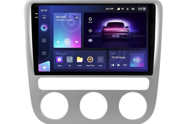 Navigatie Auto Teyes CC3 2K 360° Volkswagen Scirocco 2008-2017 6+128GB 9.5" QLED Octa-core 2Ghz, Android 4G Bluetooth 5.1 DSP