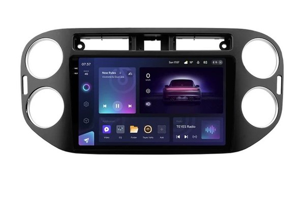 Navigatie Auto Teyes CC3 2K 360° Volkswagen Tiguan 1 2006-2016 6+128GB 9.5" QLED Octa-core 2Ghz, Android 4G Bluetooth 5.1 DSP