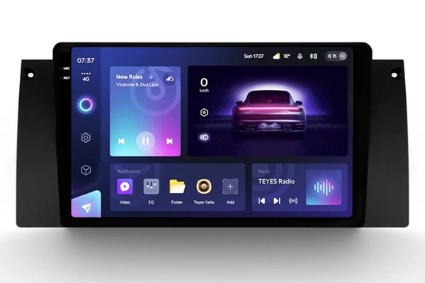 Navigatie Auto Teyes CC3 2K BMW Seria 5 E39 1995-2003 4+64GB 9.5" QLED Octa-core 2Ghz, Android 4G Bluetooth 5.1 DSP