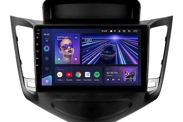 Navigatie Auto Teyes CC3 2K Chevrolet Cruze J300 2008-2016 4+64GB 9.5" QLED Octa-core 2Ghz Android 4G Bluetooth 5.1 DSP