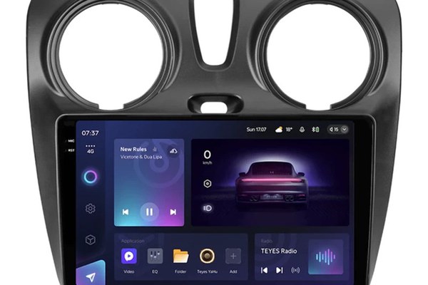 Navigatie Auto Teyes CC3 2K Dacia Dokker 2012-2020 4+64GB 9.5" QLED Octa-core 2Ghz, Android 4G Bluetooth 5.1 DSP