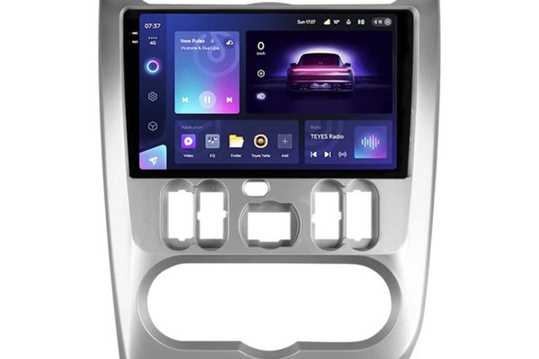 Navigatie Auto Teyes CC3 2K Dacia Logan 1 2008-2012 4+32GB 9.5" QLED Octa-core 2Ghz Android 4G Bluetooth 5.1 DSP