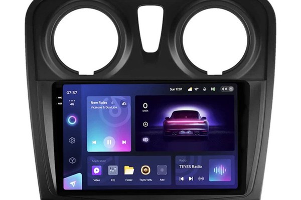 Navigatie Auto Teyes CC3 2K Dacia Logan 2 2012-2016 6+128GB 9.5" QLED Octa-core 2Ghz Android 4G Bluetooth 5.1 DSP