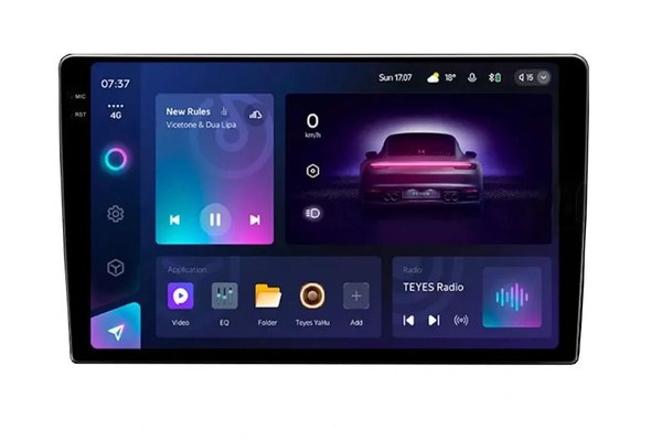 Navigatie Auto Teyes CC3 2K Fiat 500 L 2012-2018 4+64GB 10.36" QLED Octa-core 2Ghz, Android 4G Bluetooth 5.1 DSP