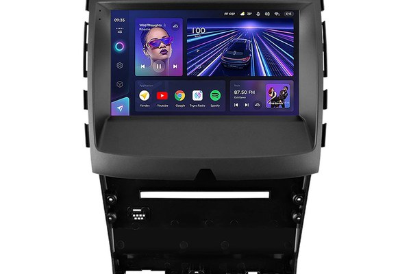 Navigatie Auto Teyes CC3 2K Ford Edge 2 2015-2018 6+128GB 9.5" QLED Octa-core 2Ghz, Android 4G Bluetooth 5.1 DSP