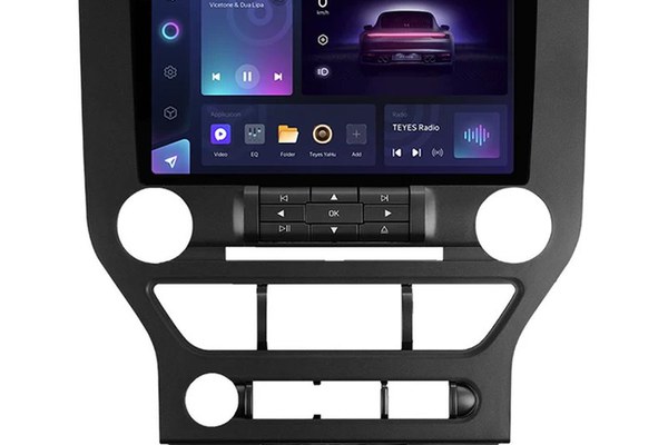 Navigatie Auto Teyes CC3 2K Ford Mustang 6 2015-2023 4+64GB 9.5" QLED Octa-core 2Ghz Android 4G Bluetooth 5.1 DSP