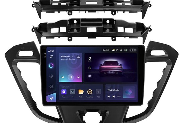 Navigatie Auto Teyes CC3 2K Ford Transit Custom 2012-2023 4+32GB 9.5" QLED Octa-core 2Ghz Android 4G Bluetooth 5.1 DSP