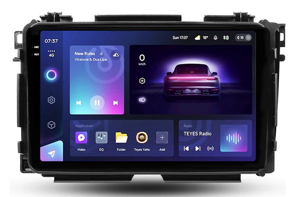 Navigatie Auto Teyes CC3 2K Honda HR-V 2015-2022 4+32GB 9.5" QLED Octa-core 2Ghz, Android 4G Bluetooth 5.1 DSP