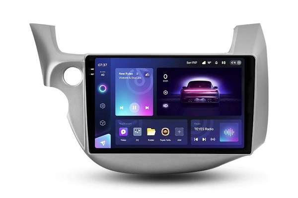 Navigatie Auto Teyes CC3 2K Honda Jazz 2 2007-2014 6+128GB 10.36" QLED Octa-core 2Ghz, Android 4G Bluetooth 5.1 DSP
