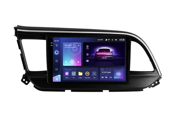 Navigatie Auto Teyes CC3 2K Hyundai Elantra 6 2018-2020 4+64GB 9.5" QLED Octa-core 2Ghz, Android 4G Bluetooth 5.1 DSP