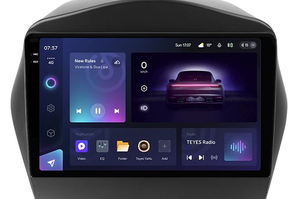 Navigatie Auto Teyes CC3 2K Hyundai Tucson 2 2009-2015 4+32GB 9.5" QLED Octa-core 2Ghz Android 4G Bluetooth 5.1 DSP