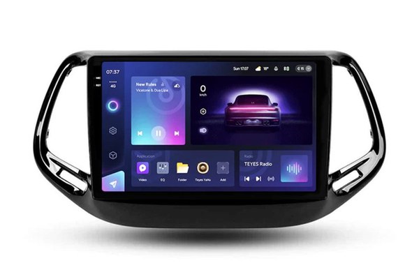 Navigatie Auto Teyes CC3 2K Jeep Compass 2 2016-2018 4+32GB 10.36" QLED Octa-core 2Ghz Android 4G Bluetooth 5.1 DSP