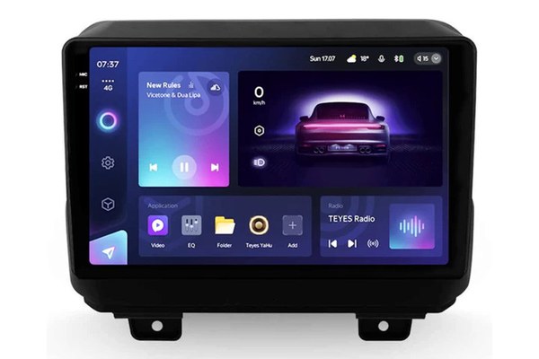 Navigatie Auto Teyes CC3 2K Jeep Wrangler 4 2018-2019 4+64GB 9.5" QLED Octa-core 2Ghz, Android 4G Bluetooth 5.1 DSP