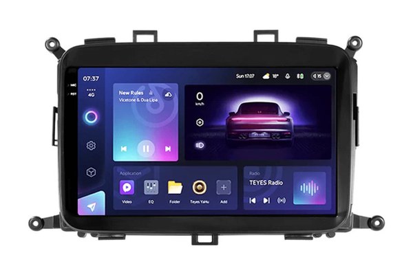 Navigatie Auto Teyes CC3 2K Kia Carens 3 2013-2019 4+64GB 9.5" QLED Octa-core 2Ghz, Android 4G Bluetooth 5.1 DSP