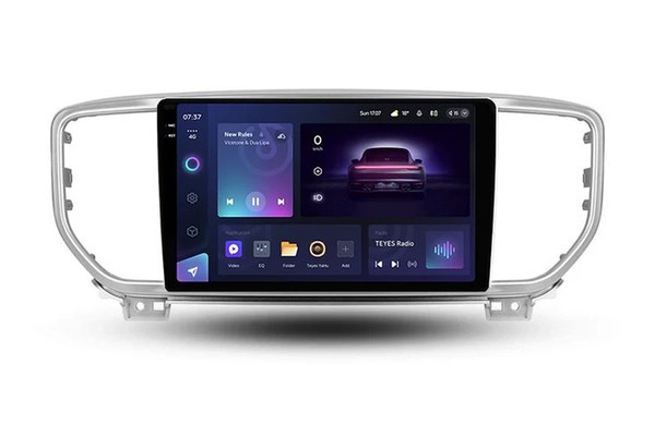 Navigatie Auto Teyes CC3 2K Kia Sportage 4 2016-2018 4+64GB 9.5" QLED Octa-core 2Ghz, Android 4G Bluetooth 5.1 DSP