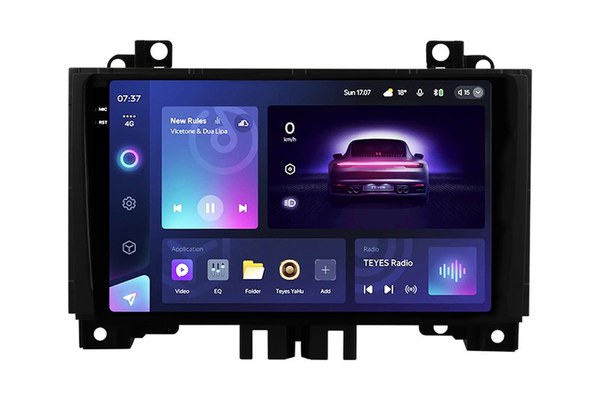 Navigatie Auto Teyes CC3 2K Mercedes-Benz Crafter 2006-2017 4+32GB 9.5" QLED Octa-core 2Ghz, Android 4G Bluetooth 5.1 DSP