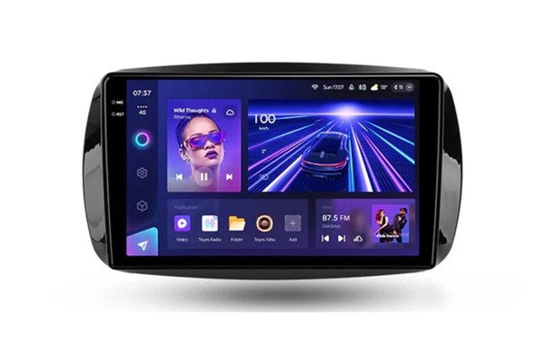 Navigatie Auto Teyes CC3 2K Mercedes-Benz Fortwo 2014-2023 4+32GB 9.5" QLED Octa-core 2Ghz, Android 4G Bluetooth 5.1 DSP