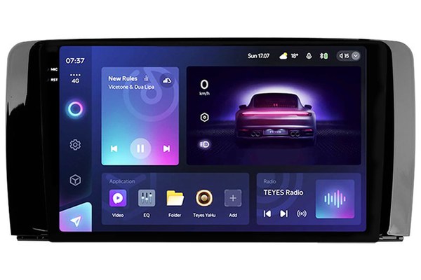 Navigatie Auto Teyes CC3 2K Mercedes-Benz R Class W251 2005-2017 4+64GB 9.5" QLED Octa-core 2Ghz, Android 4G Bluetooth 5.1 DSP