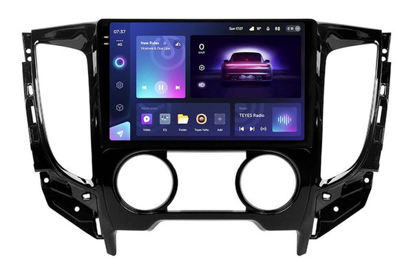 Navigatie Auto Teyes CC3 2K Mitsubishi L200 5 2015-2019 4+64GB 9.5" QLED Octa-core 2Ghz, Android 4G Bluetooth 5.1 DSP