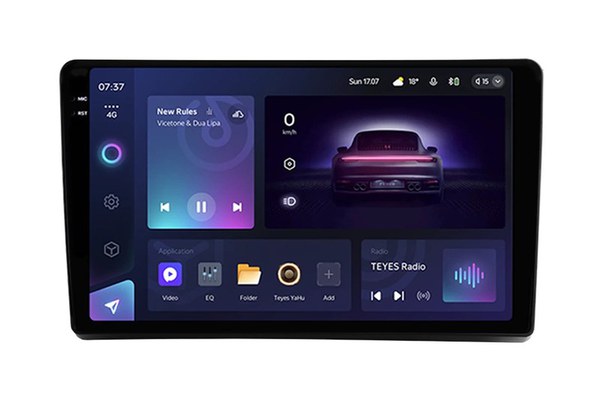 Navigatie Auto Teyes CC3 2K Opel Astra H 2004-2014 6+128GB 9.5" QLED Octa-core 2Ghz, Android 4G Bluetooth 5.1 DSP