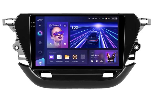 Navigatie Auto Teyes CC3 2K Opel Corsa F 2019-2023 4+32GB 9.5" QLED Octa-core 2Ghz Android 4G Bluetooth 5.1 DSP