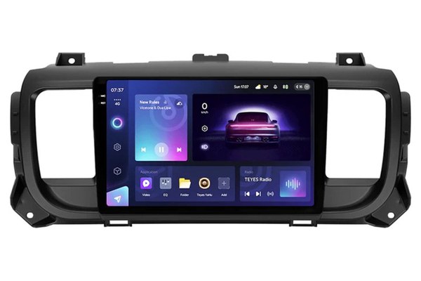 Navigatie Auto Teyes CC3 2K Peugeot Traveller 2016-2021 6+128GB 9.5" QLED Octa-core 2Ghz, Android 4G Bluetooth 5.1 DSP