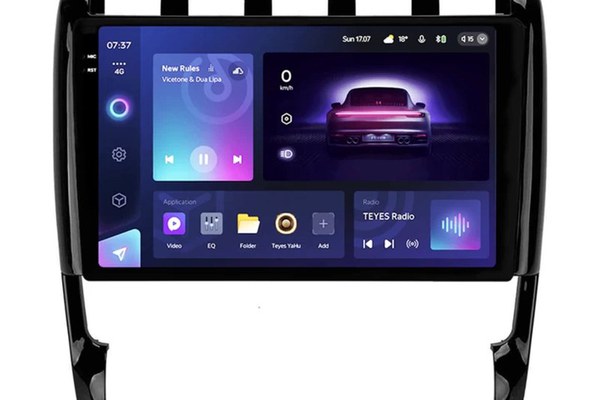 Navigatie Auto Teyes CC3 2K Porsche Cayenne 2002-2010 6+128GB 9.5" QLED Octa-core 2Ghz, Android 4G Bluetooth 5.1 DSP