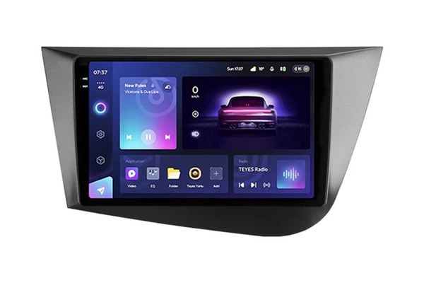 Navigatie Auto Teyes CC3 2K Seat Leon 2 2005-2012 6+128GB 9.5" QLED Octa-core 2Ghz, Android 4G Bluetooth 5.1 DSP